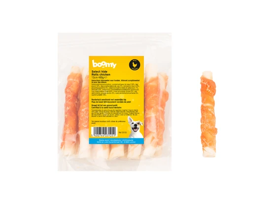 Select hide rolls chicken 13cm 400g