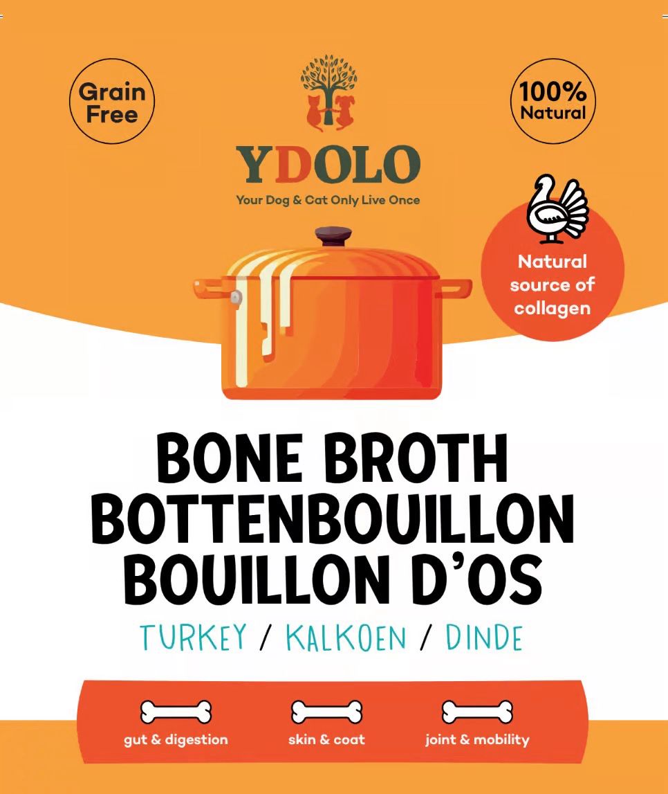 Ydolo bottenbouillon kalkoen naturel zonder granen