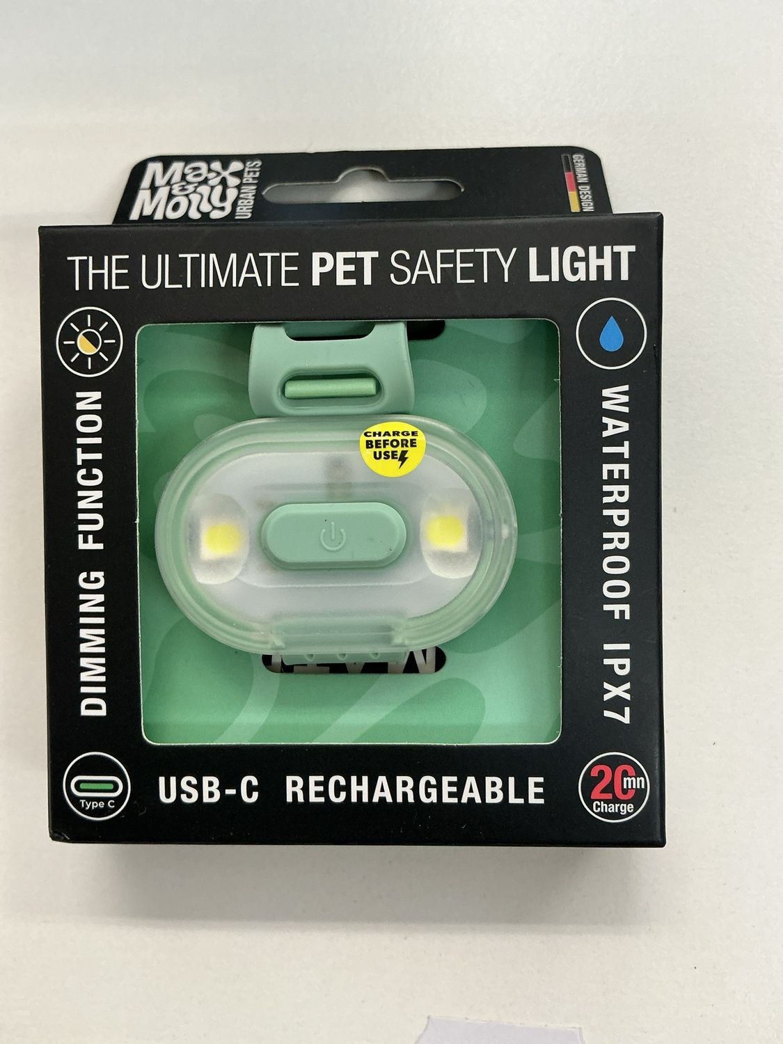 Max&amp;Molly saftety light groen