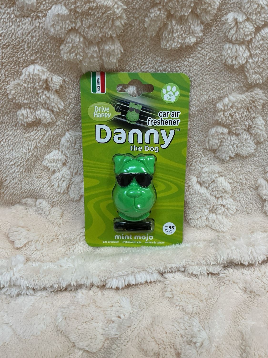 Danny the dog car air freshener mint mojo