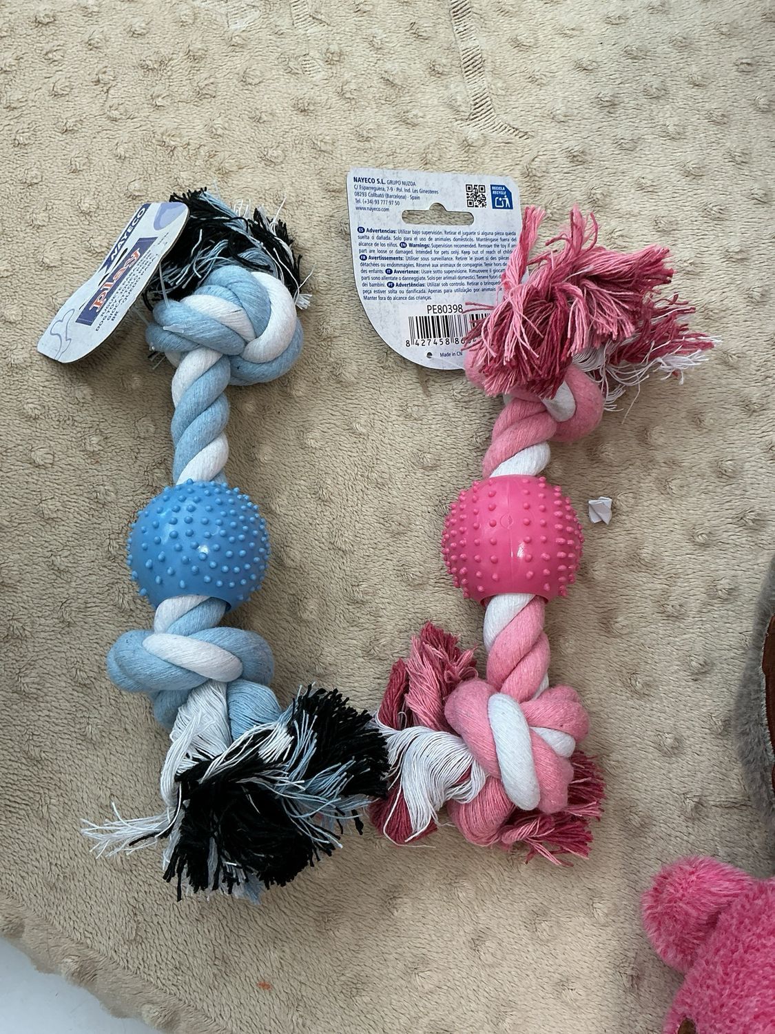 Nayeco play touw roze of blauw