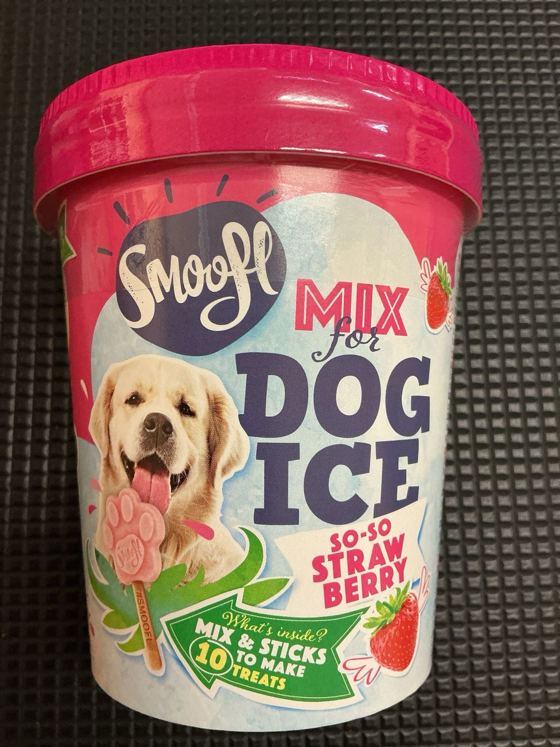 Smoofle mix voor DOG-ICE aardbeismaak