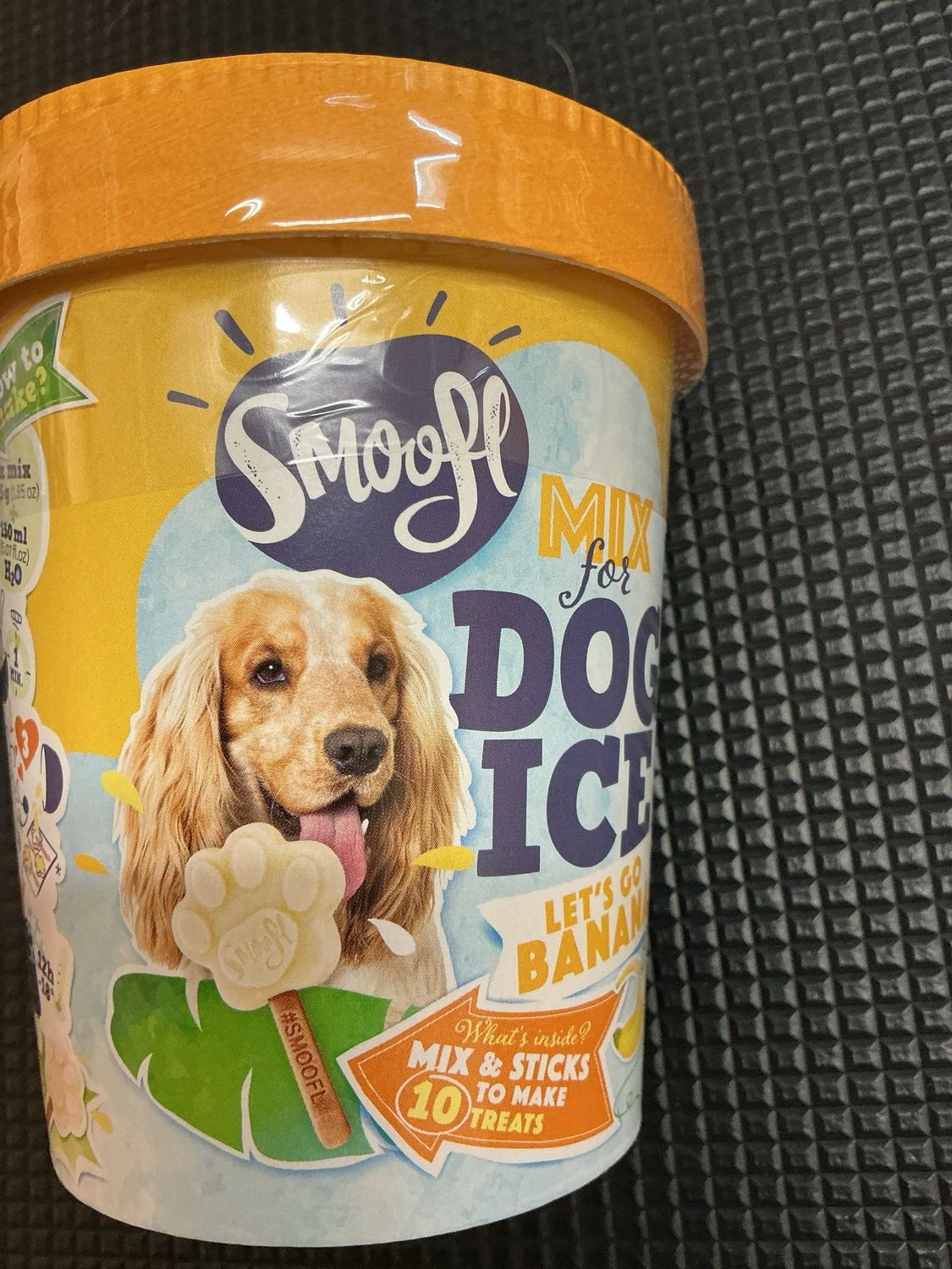 Smoofle mix voor DOG-ICE banaan