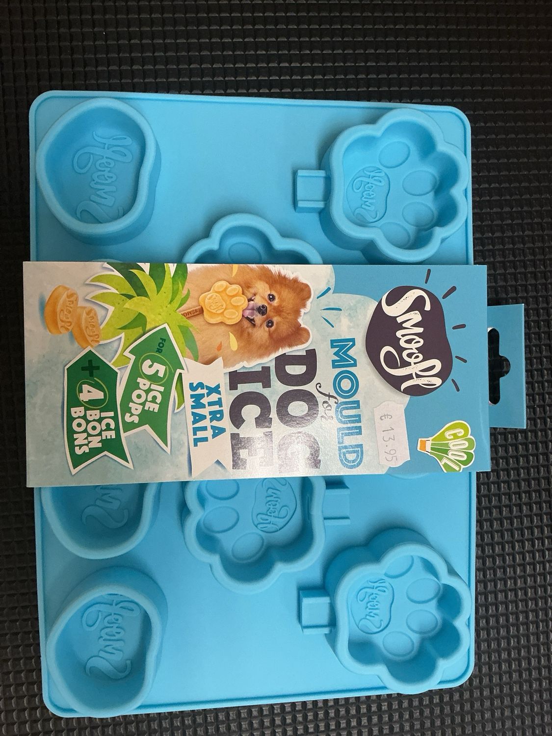 Smoofle moule voor Dog-Ice extra small blauw