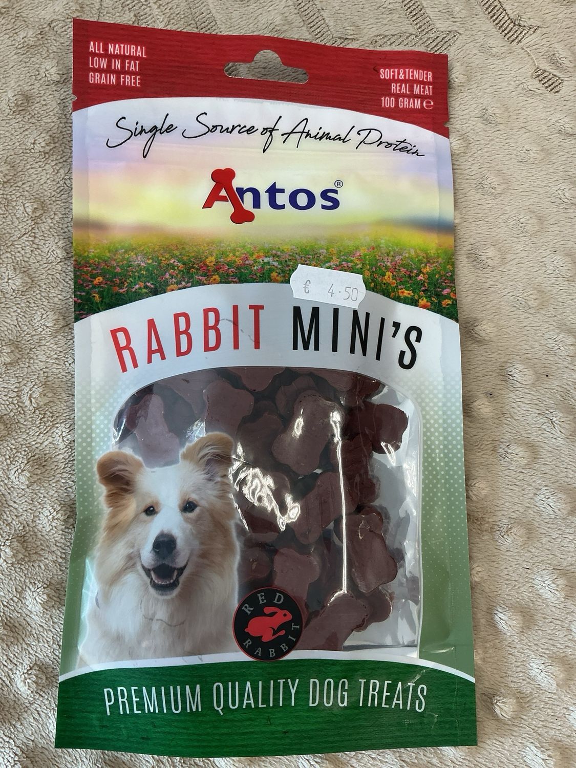 Antos soft en tender mini 100% konijn