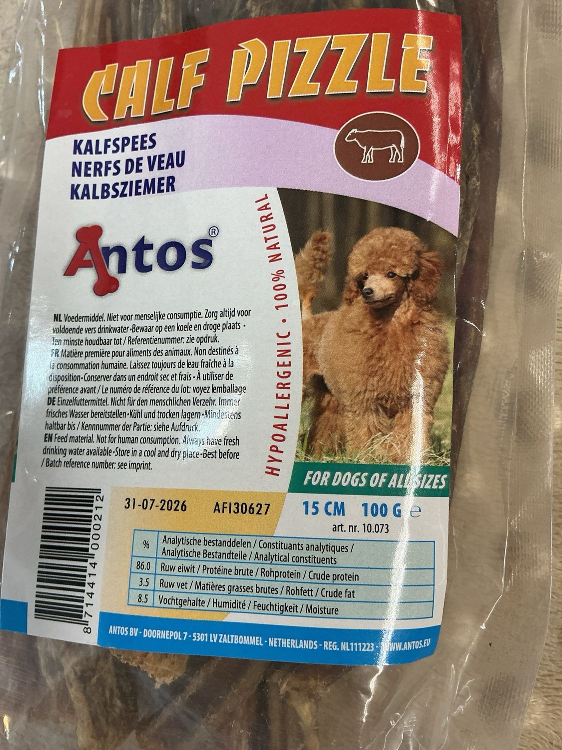 Antos kalfspees 100g 15cm