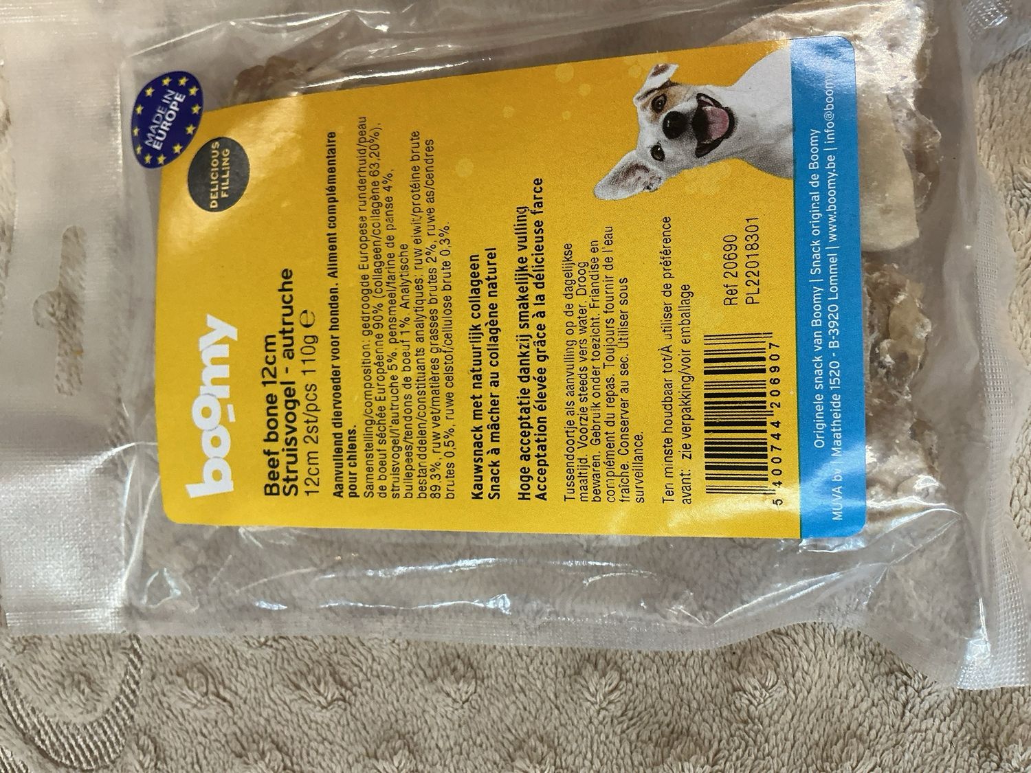 Boomy struisvogel 12cm 2 stuks/pakje