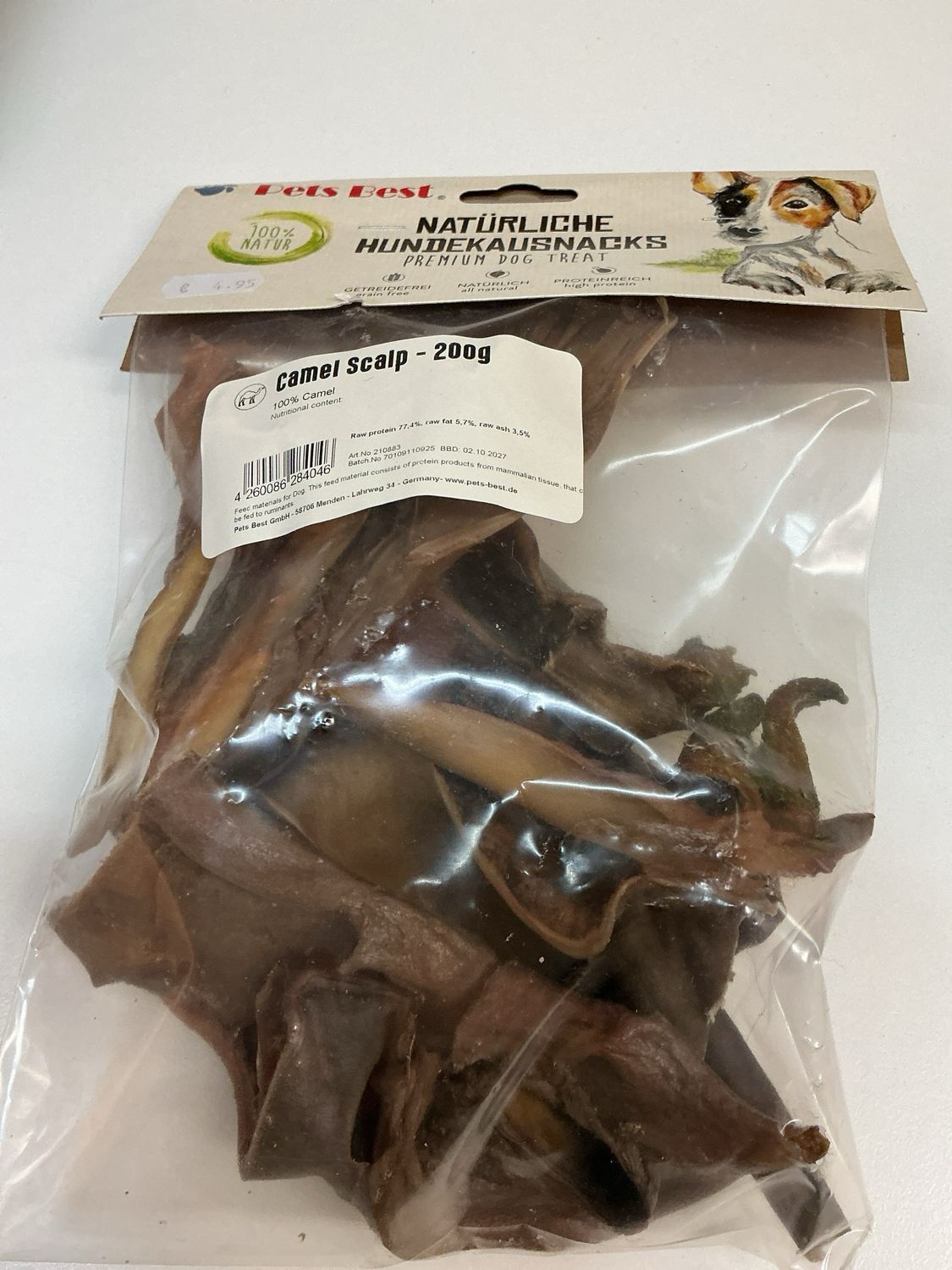Pets Best Camel scalp