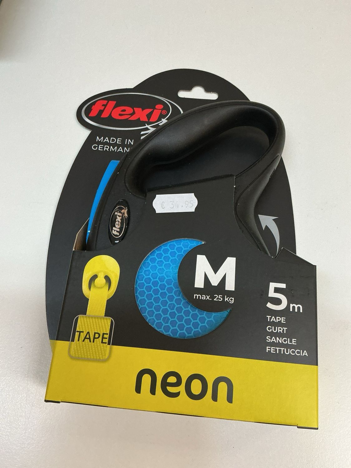 Flexi neon 5 meter blauw