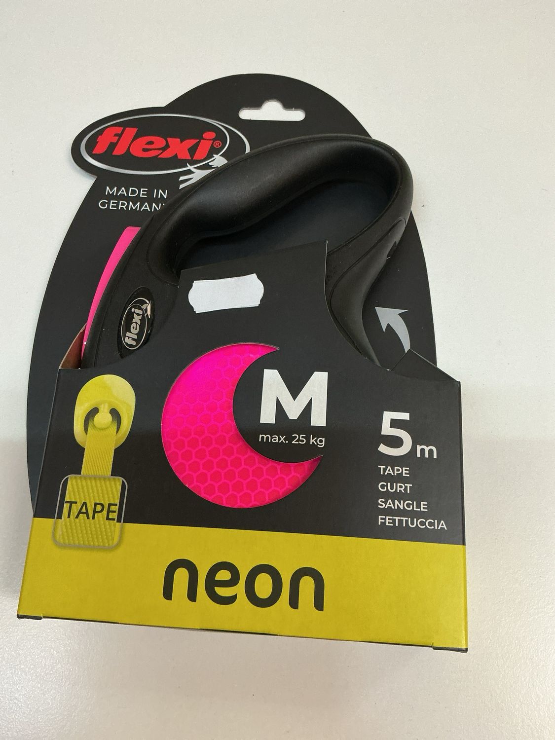 Flexi Neon roze 5 meter