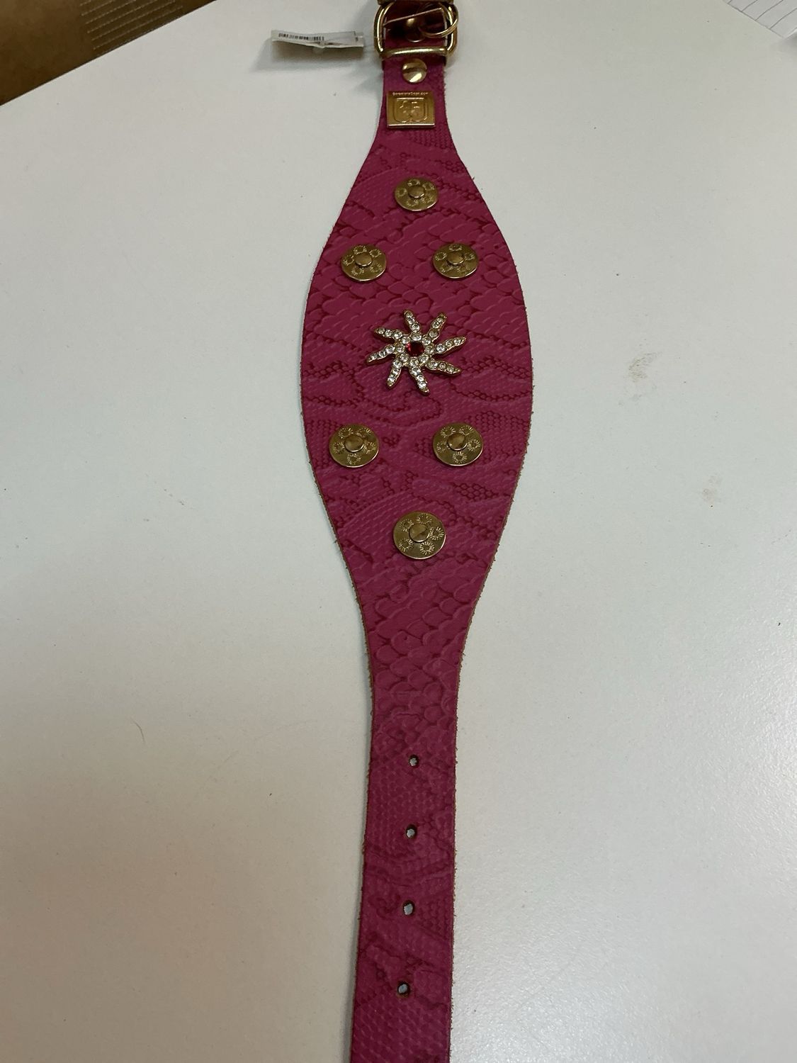 Halsband windhond roze