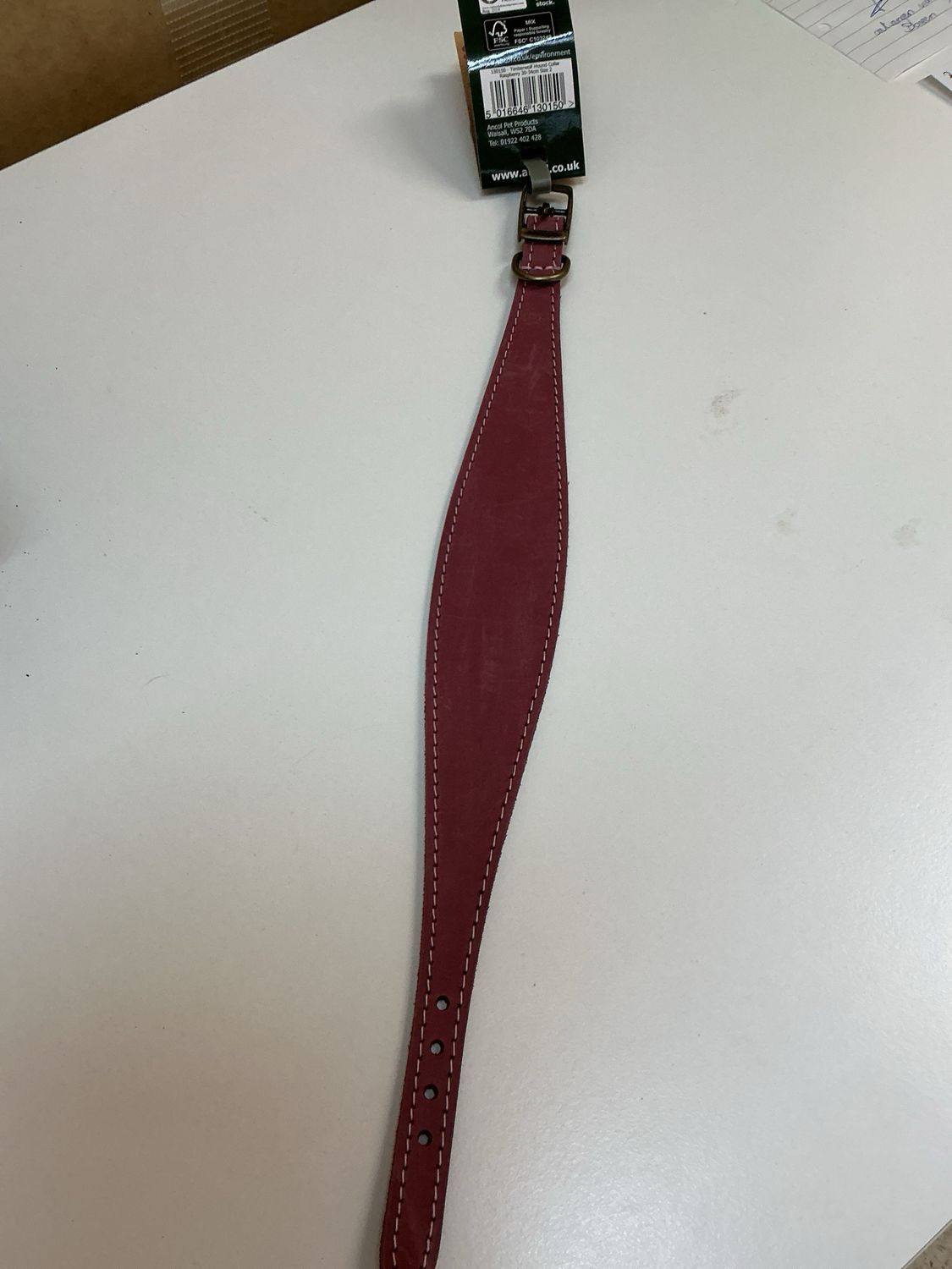 Halsband Timberwolf maat 2 roze
