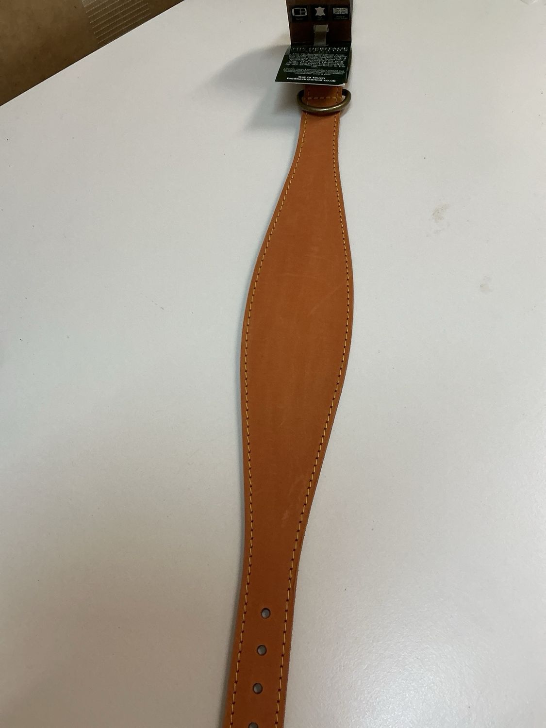 halsband Timberwolf oker maat4