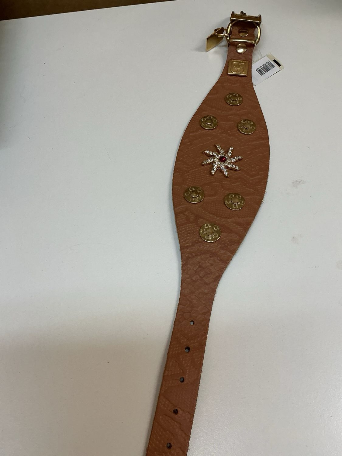 Halsband windhond oker