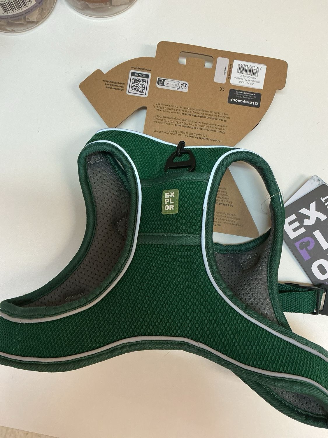 Harnas explor maat Xl groen