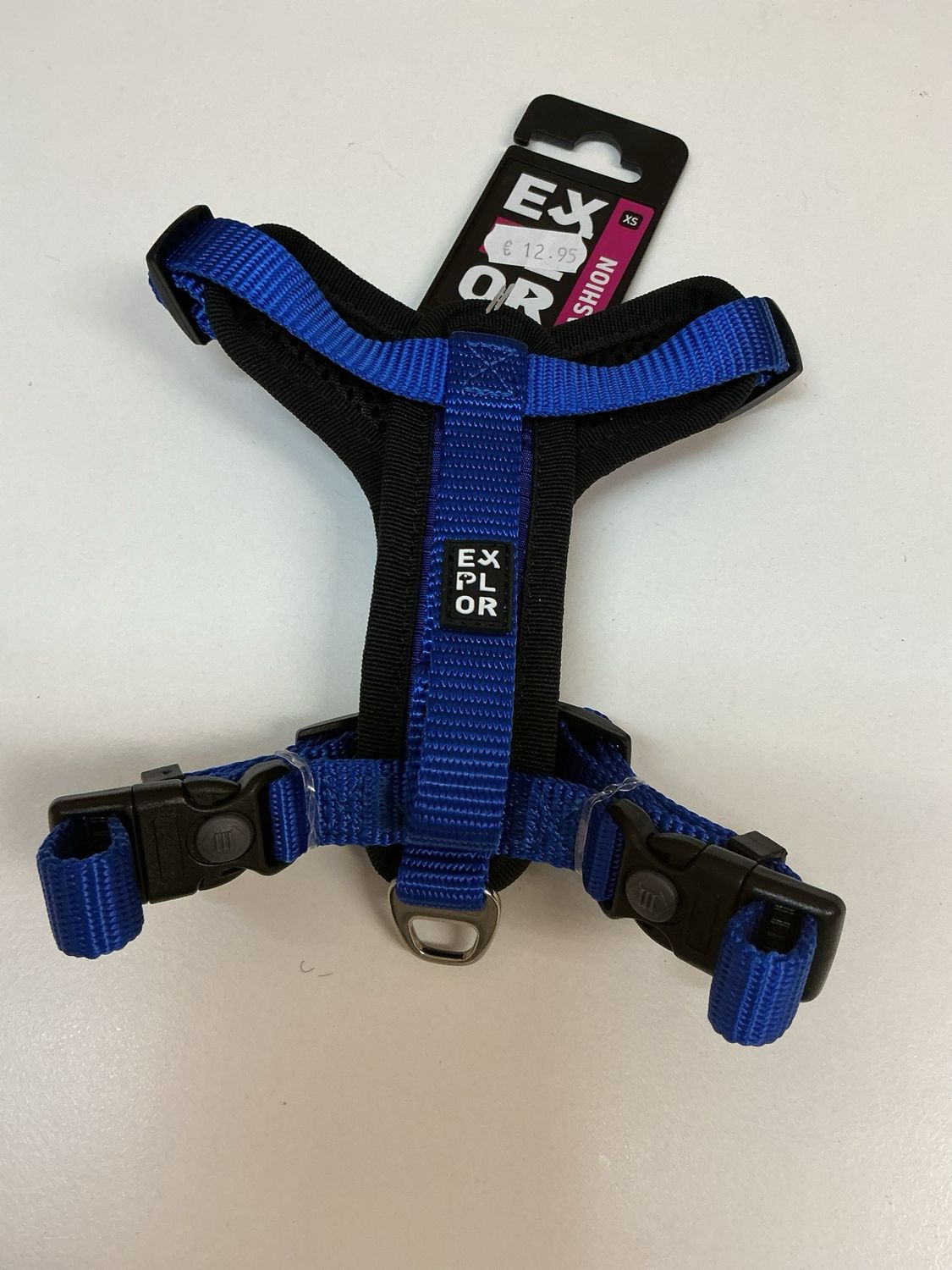 Harnas explor maat XS blauw