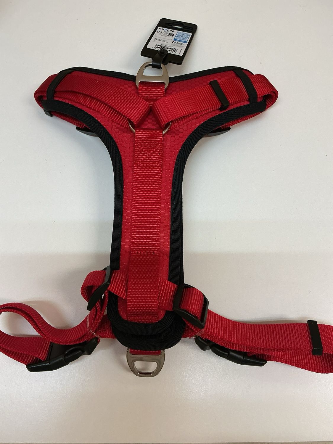 Harnas explor maat XL rood