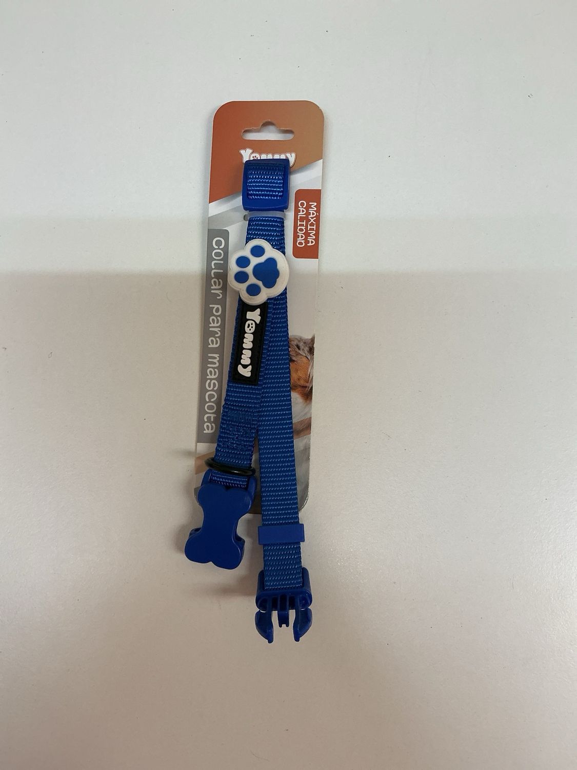 Yommy halsband, blauw, 1,5 x 30-45 cm
