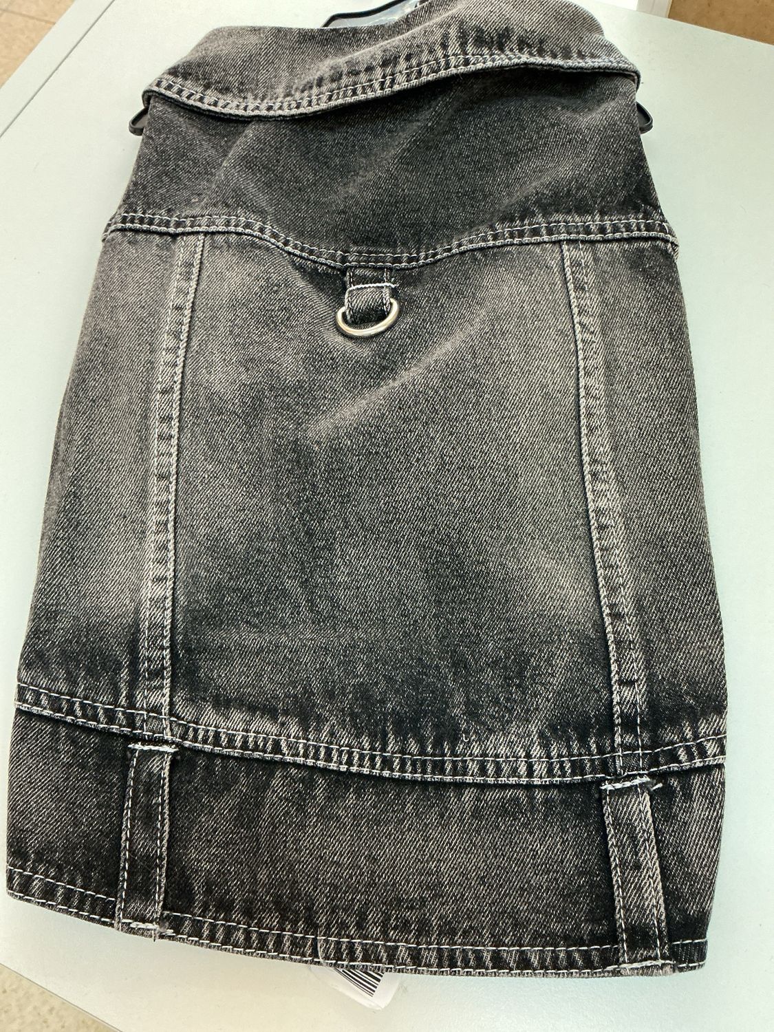 Jeansvest zwart XXL