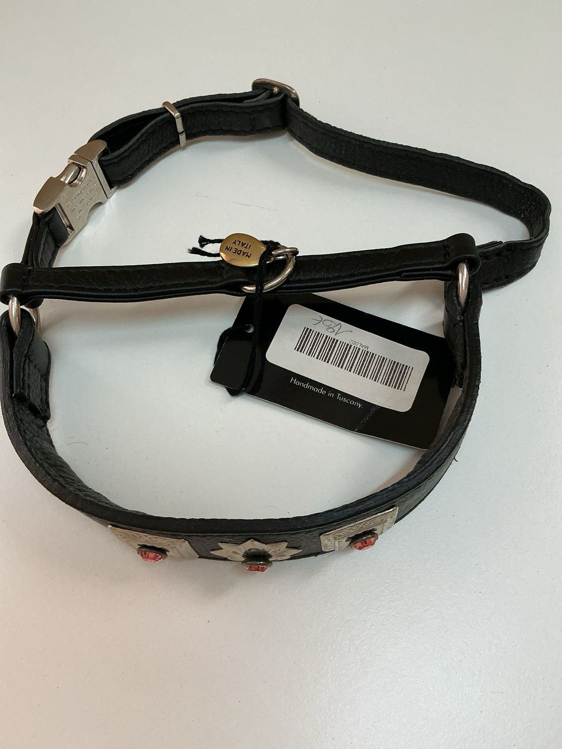 Halsband Pasha met roze strass