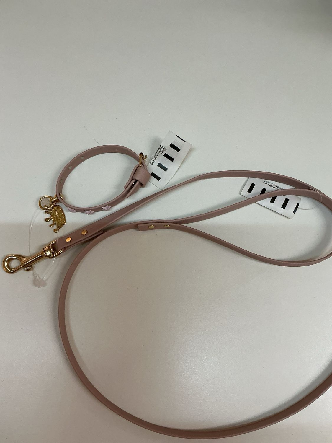 Halsband en leiband 25 cm