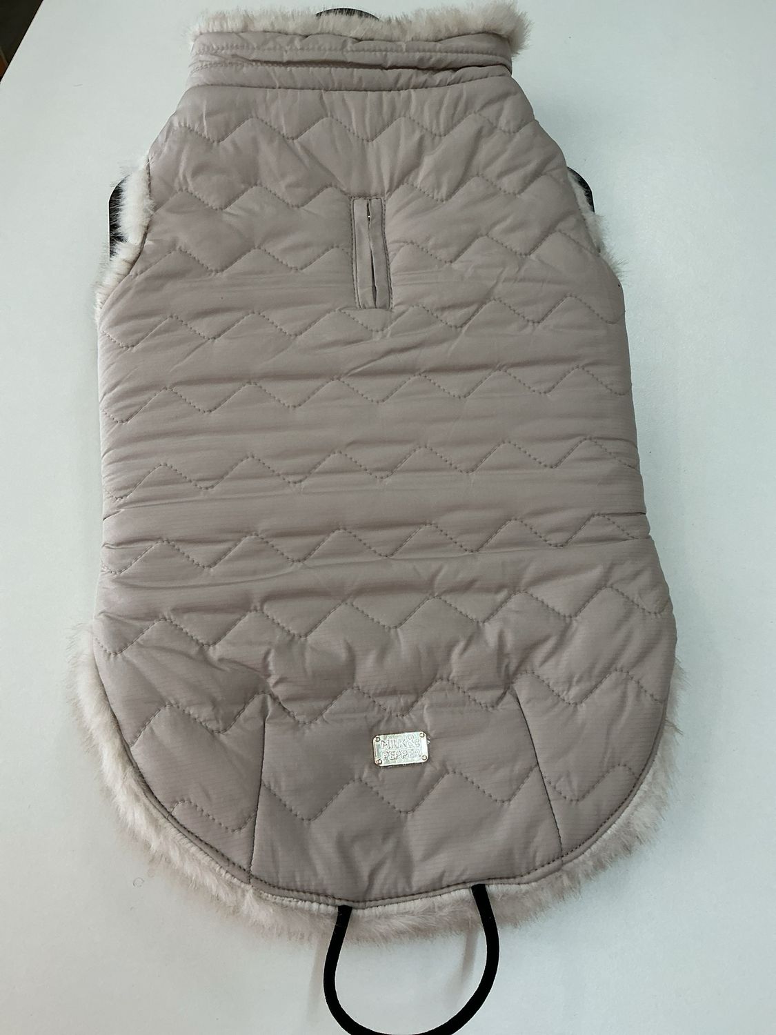Winterjas Milk &amp; pepper maat 38 omkeerbaar