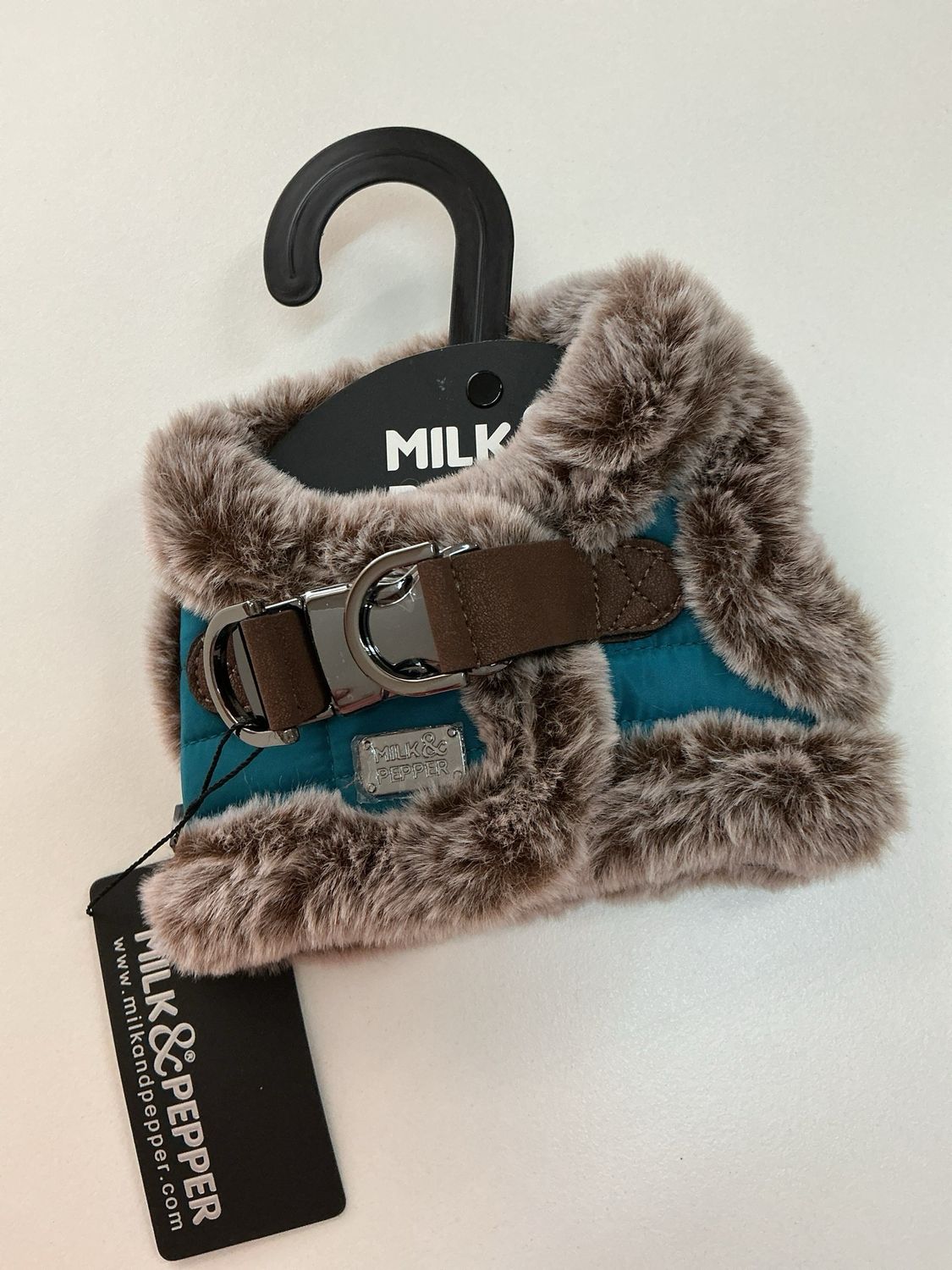 Wintervest Milk &amp; pepper maat 26 cm