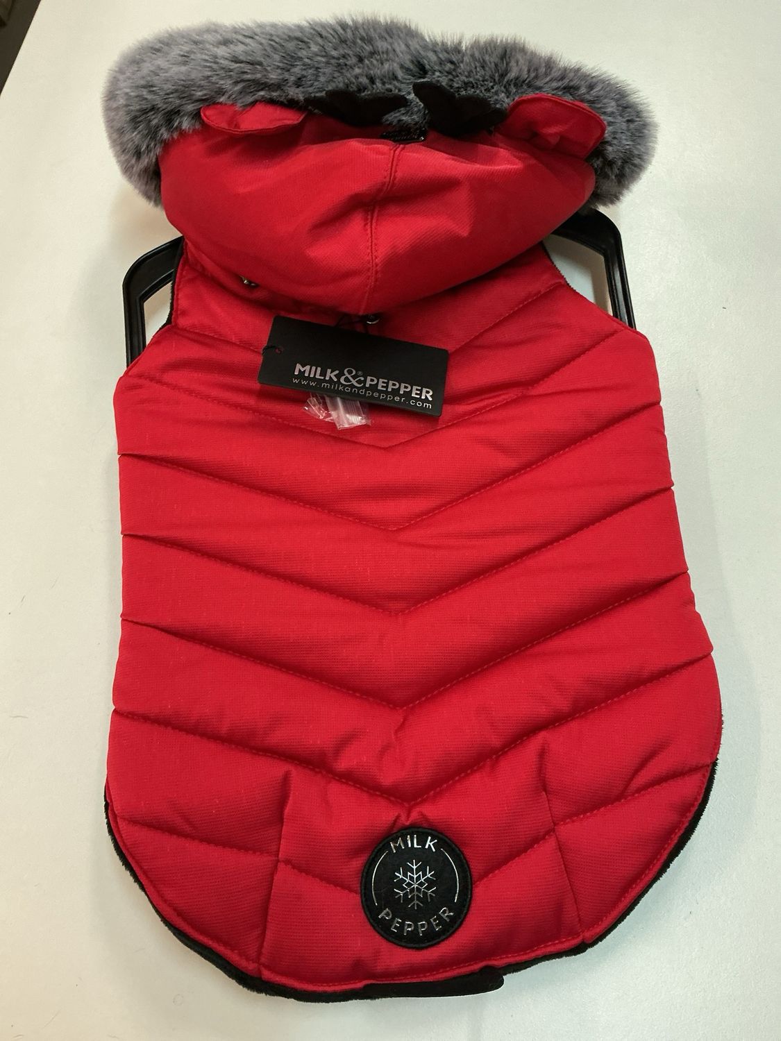 Winterjas Milk &amp; pepper maat 38