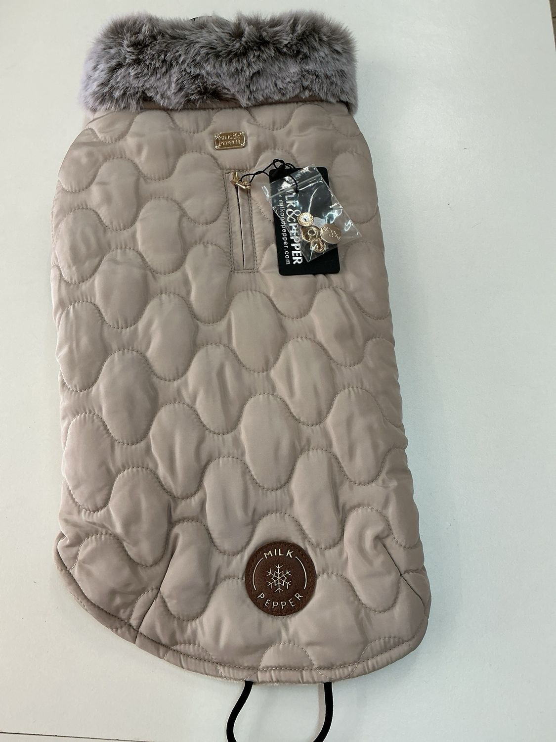 Winterjas Milk &amp; Pepper maat 38