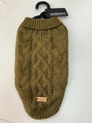 Pull kaki maat 29 Milk &pepper