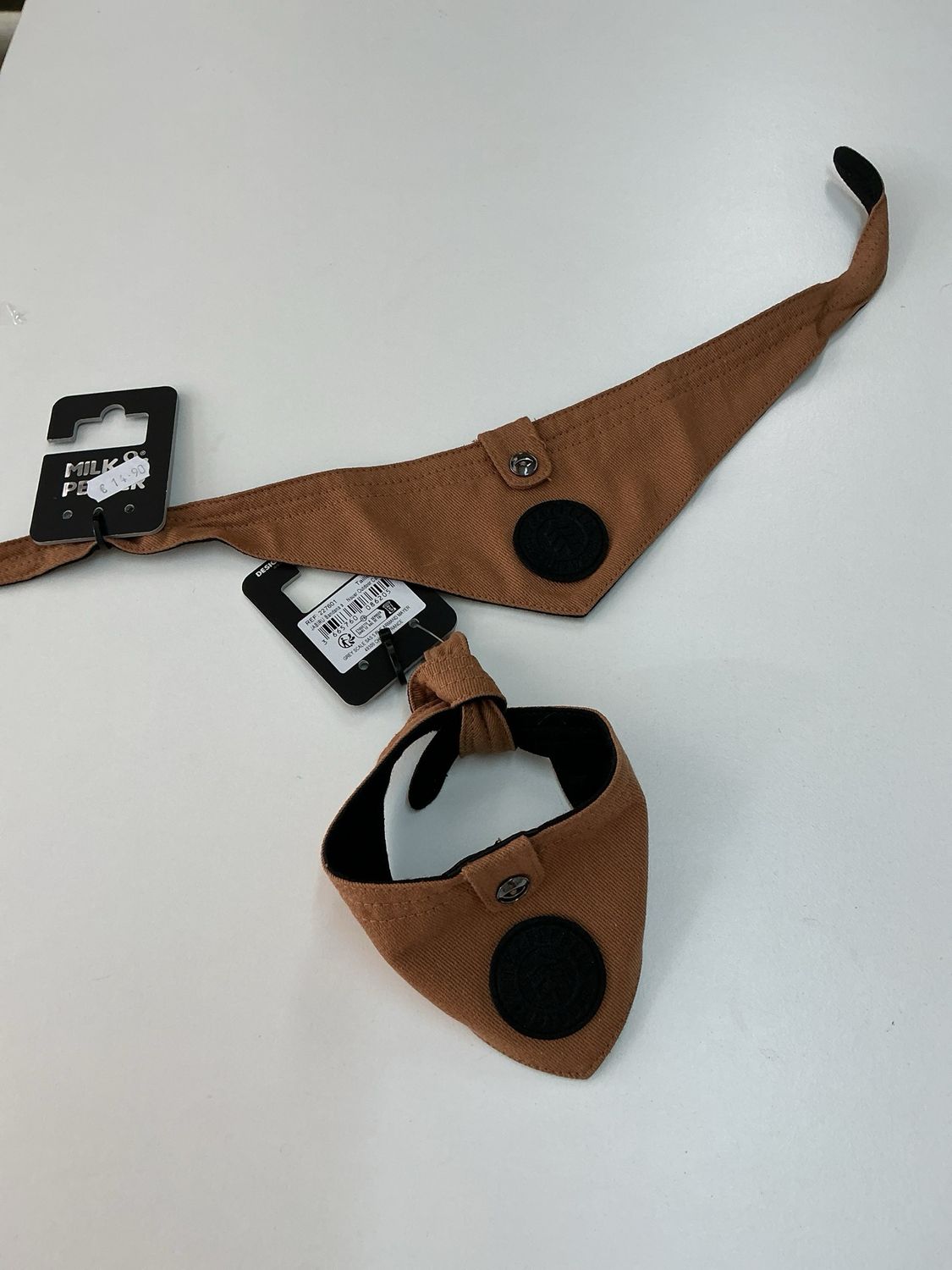 Bandana Camel kleur maat 1