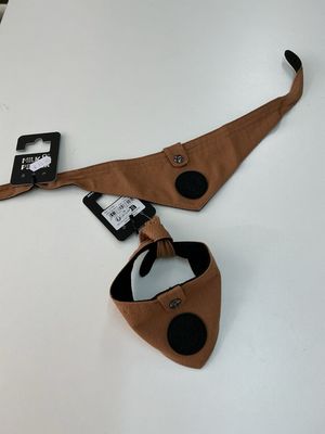 Bandana Camel kleur maat 1