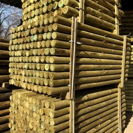 Drewniany słupek ogrodzeniowy- palisada faza/ostrze 2,0 lub 2,5m impregnowany ciśnieniowo 10mm średnicy