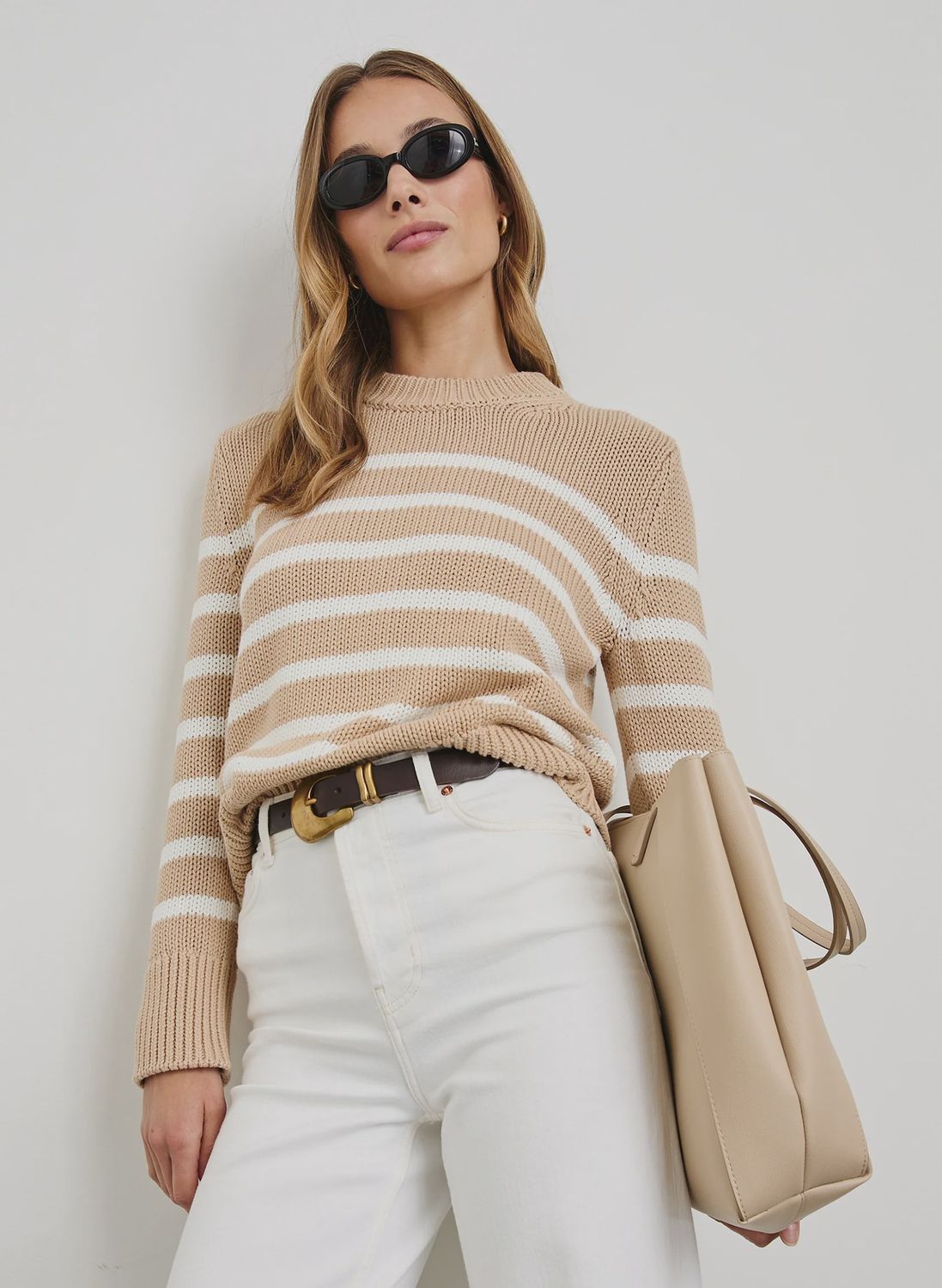 Alise Sweater in Ivory Birch