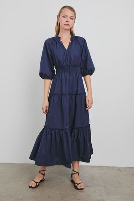 Caterine Dress in Navy