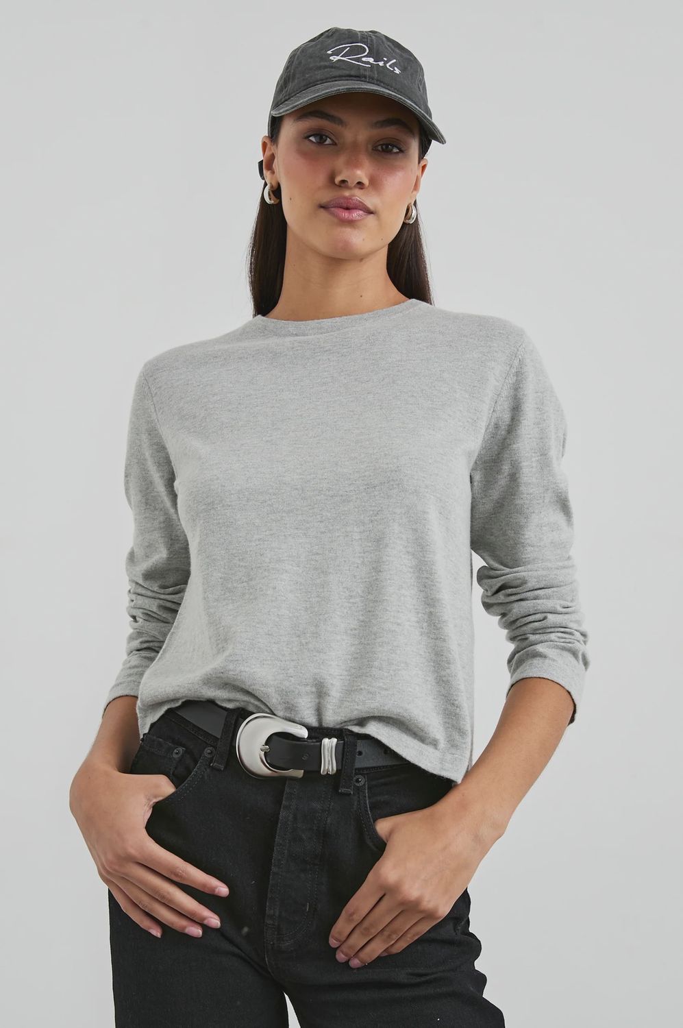 Cotton Cashmere Long Sleeve Tee