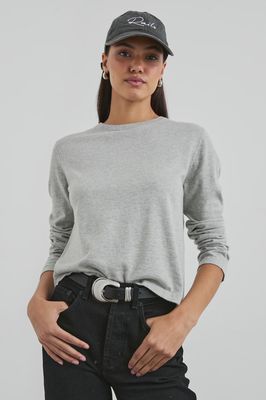 Cotton Cashmere Long Sleeve Tee