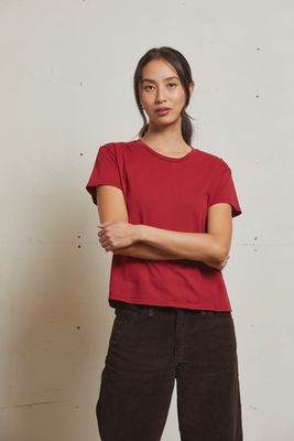 Harley Cotton Tee in Maple