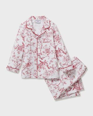 Petite Plume Twill Pajama Set  - Timeless Toile