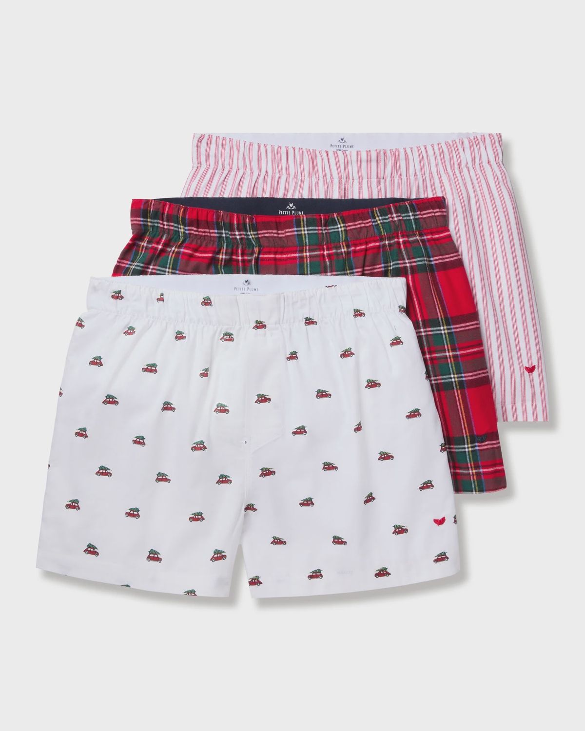 Petite Plume Twill Boxer Shorts