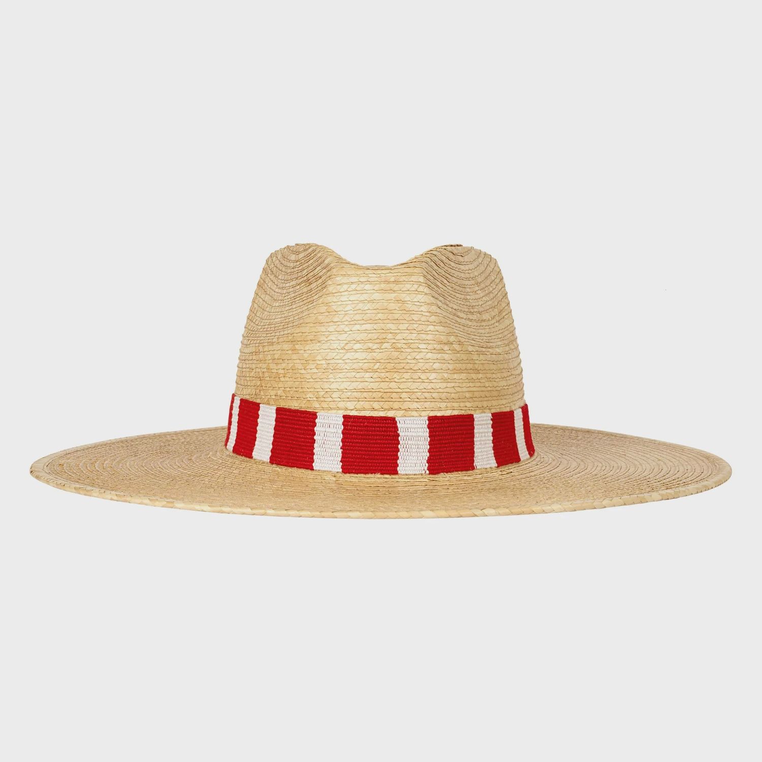 Red &amp; White Palm Hat