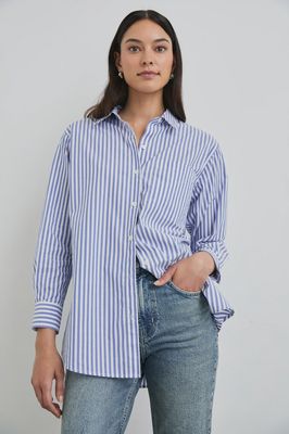 Elsa Shirt in Mariner Stripe