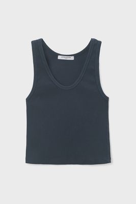Blondie Rib Tank in Navy