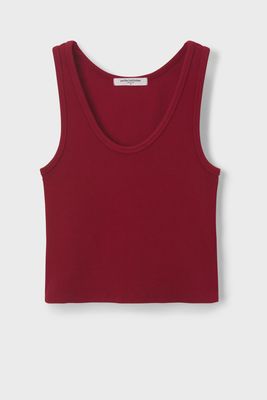 Blondie Rib Tank in Maple