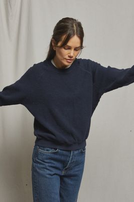 Ziggy Inside Out Sweatshirt in Navy