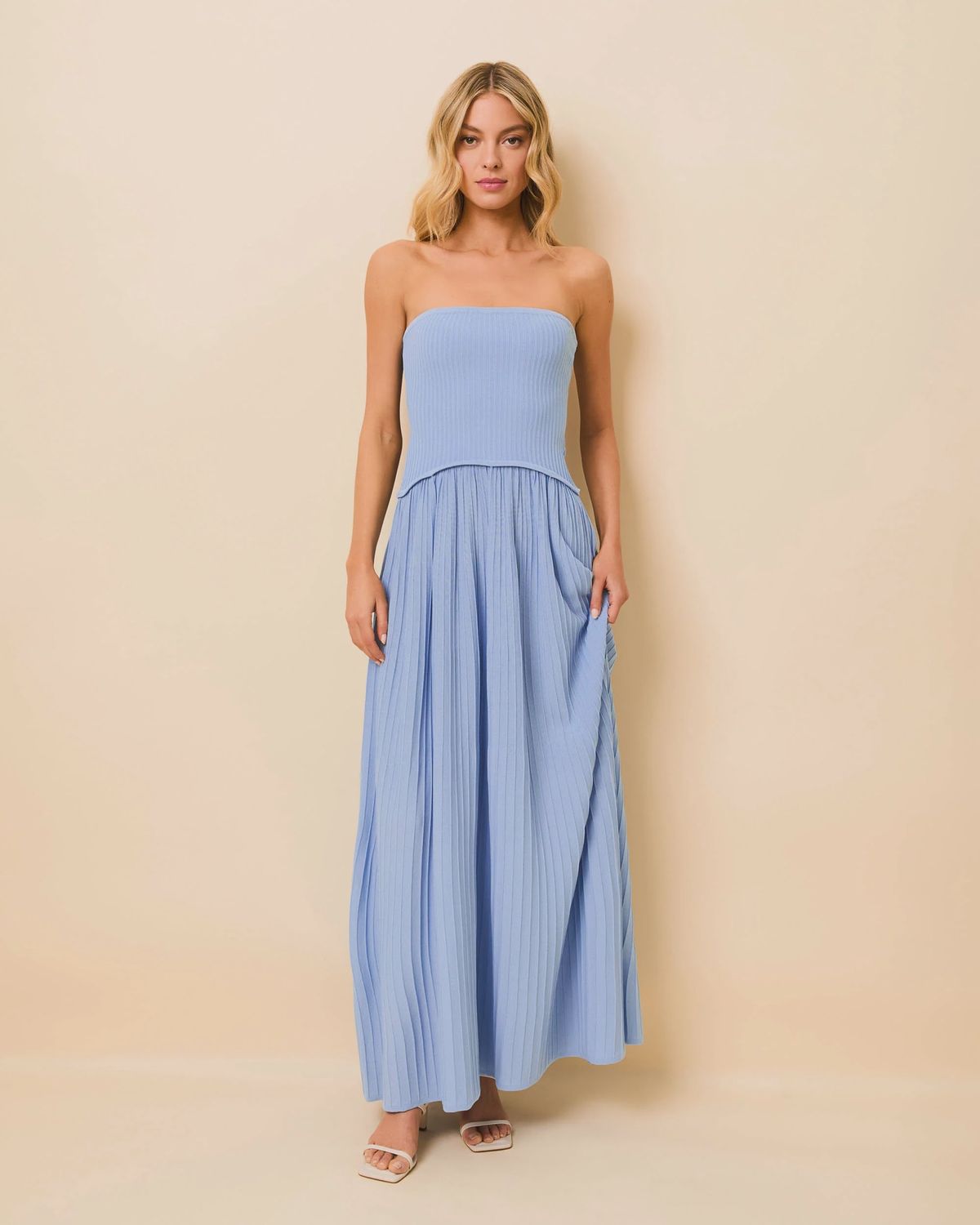 Soglio Dress in Blue Lagoon