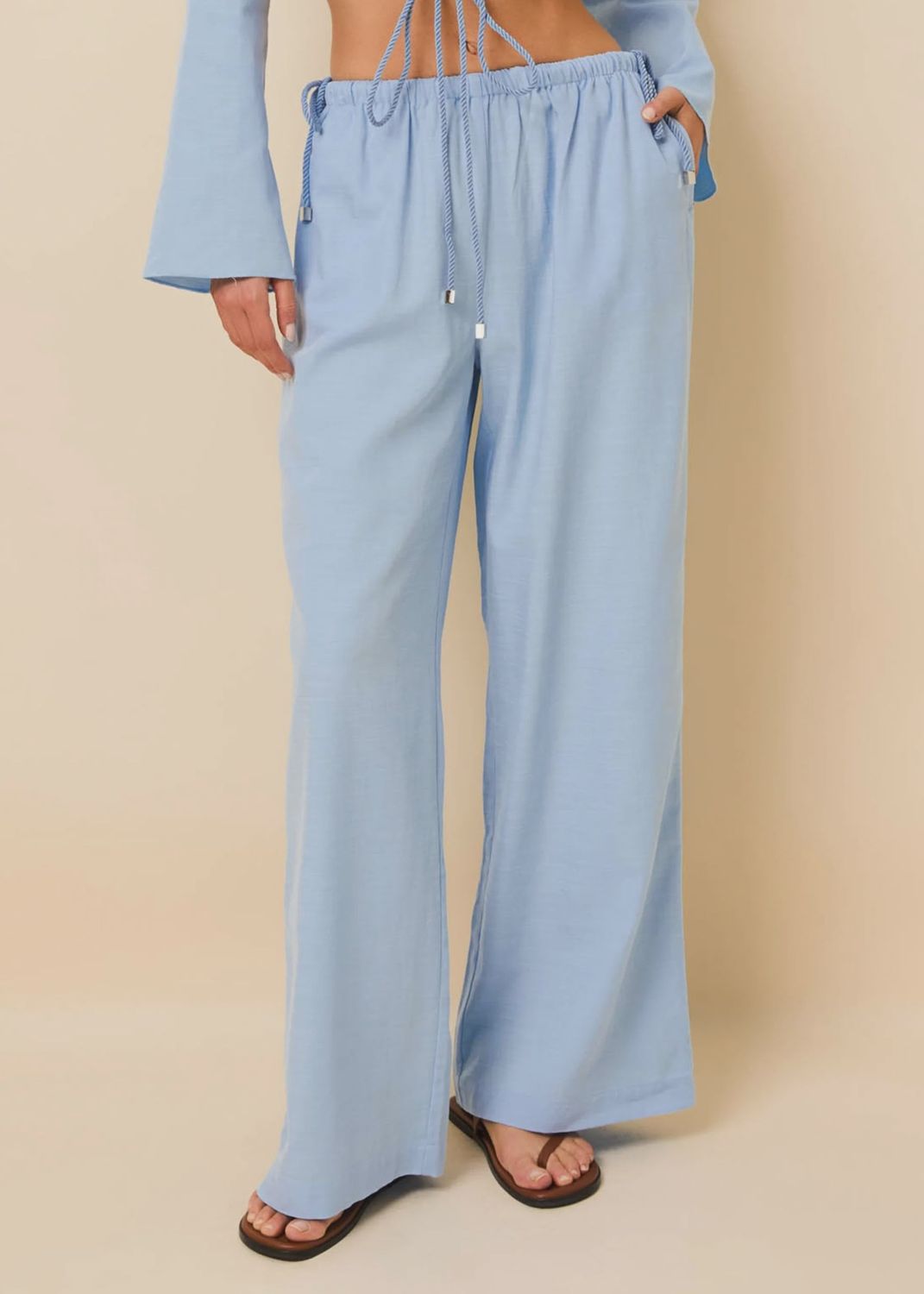 Estanza Pant in Blue Lagoon