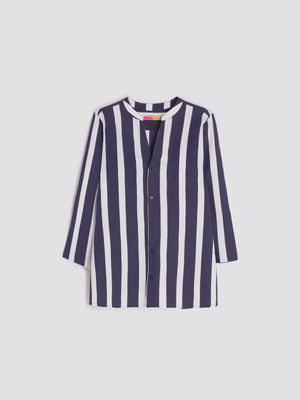 Navy Striped Shirt