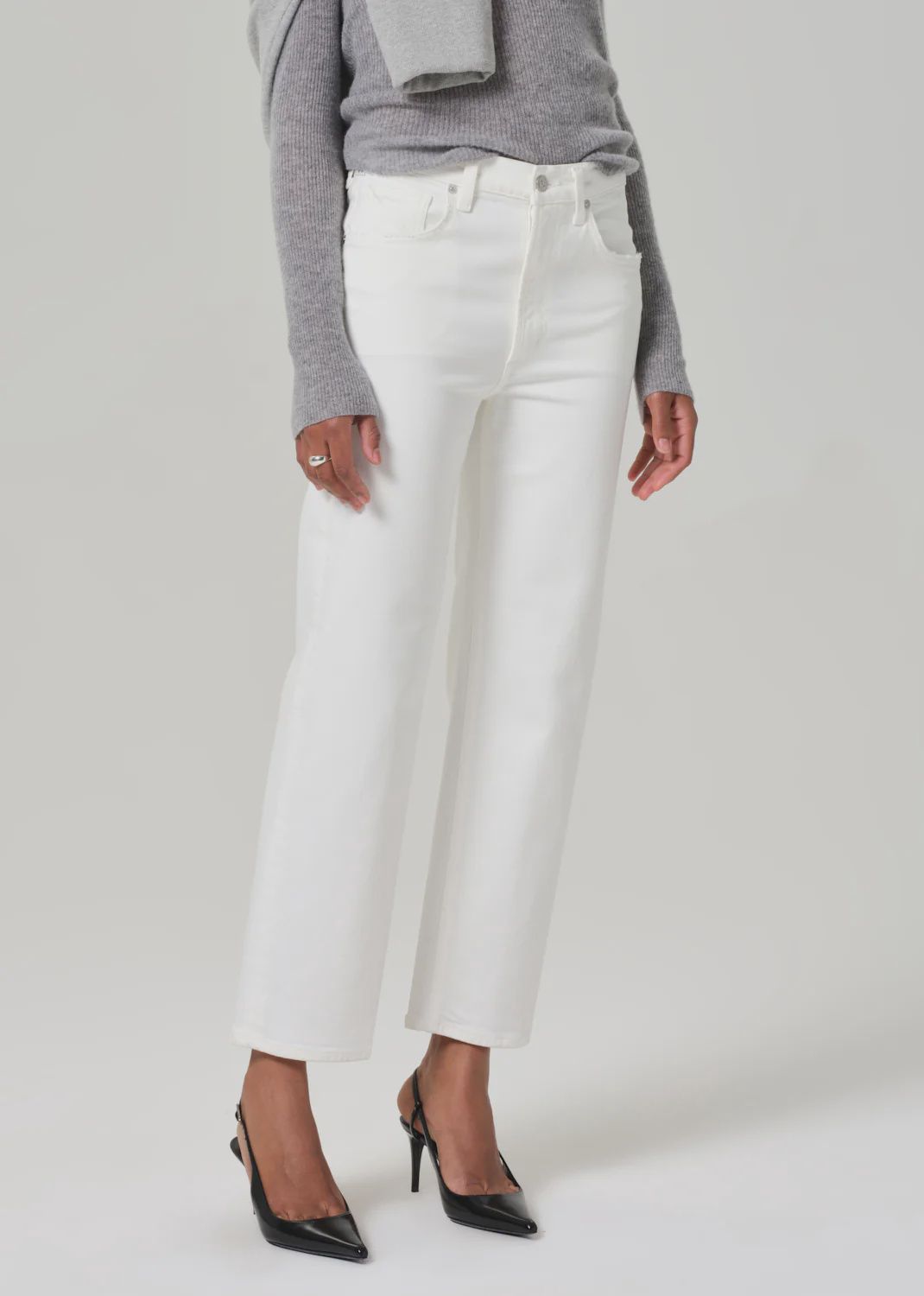 Palma Straight Jean in Soft White