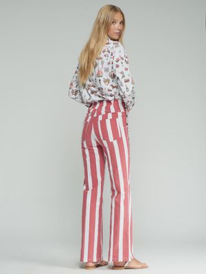 Red Striped Trouser